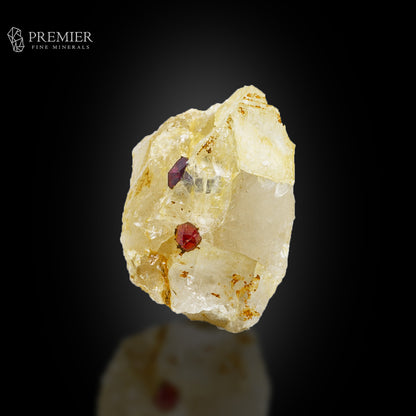 Rhodolite Garnet Crystals Included in Quartz – Skardu Pakistan