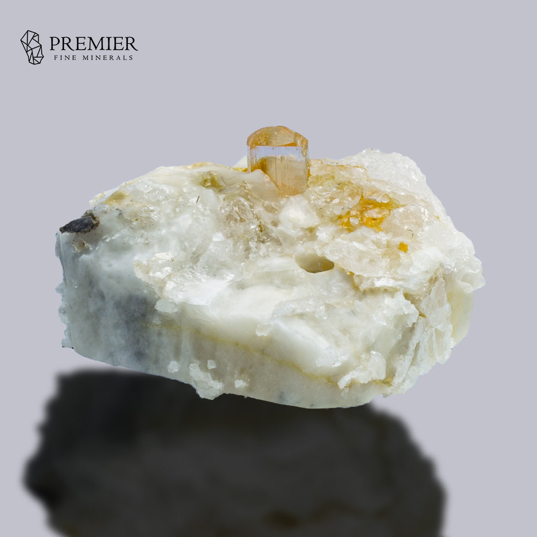 Imperial Topaz Crystal Specimen – Rare Katlang Pakistan