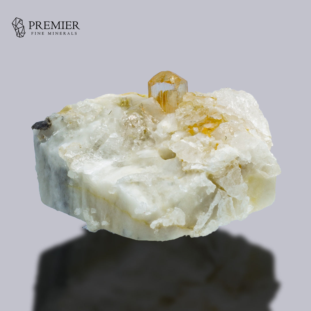 Imperial Topaz Crystal Specimen – Rare Katlang Pakistan
