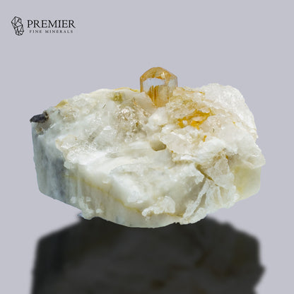 Imperial Topaz Crystal Specimen – Rare Katlang Pakistan