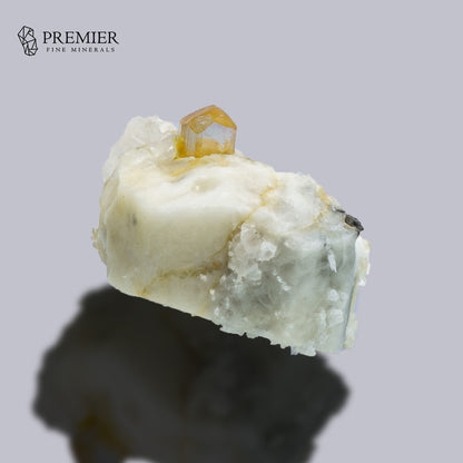 Imperial Topaz Crystal Specimen – Rare Katlang Pakistan