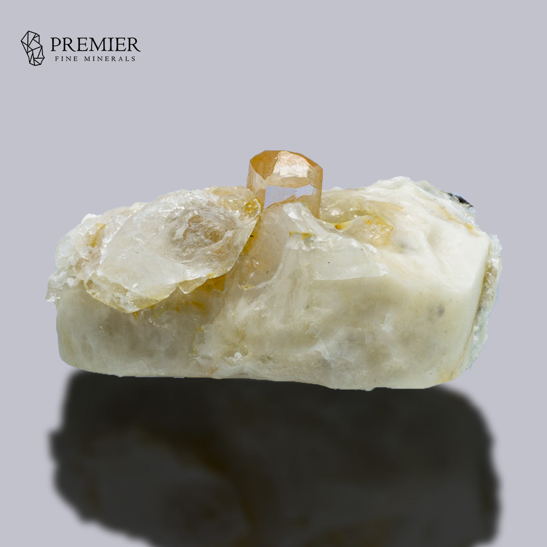 Imperial Topaz Crystal Specimen – Rare Katlang Pakistan