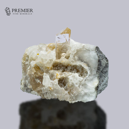 Imperial Topaz Crystal Specimen – Katlang Pakistan