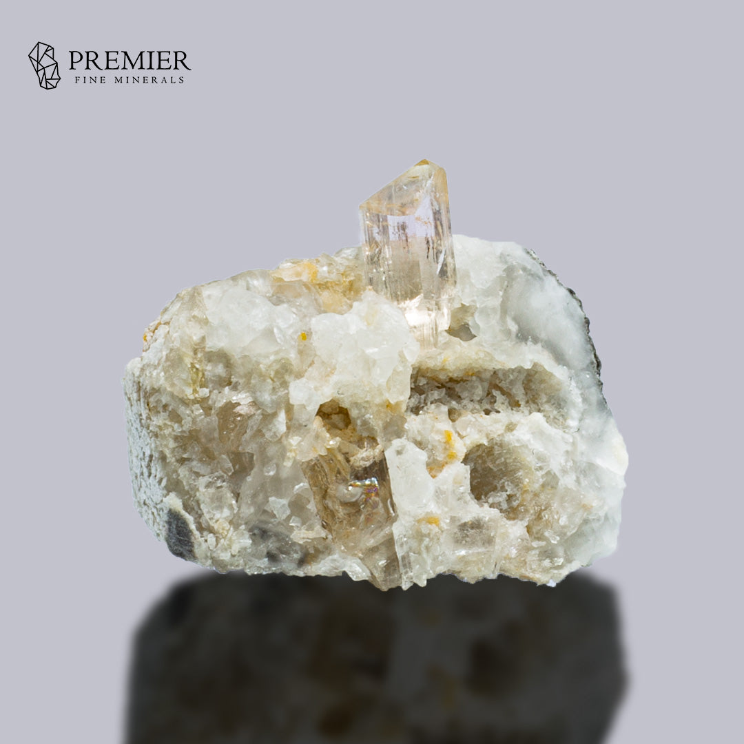 Imperial Topaz Crystal Specimen – Katlang Pakistan