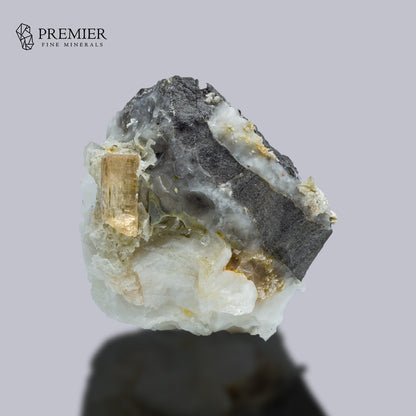 Imperial Topaz Crystal on Matrix – Rare Katlang Pakistan