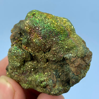 Rainbow Pyrite, Iridescent Pyrite, Fool's Gold, Pakistan Mineral, Pyrite Cluster, Solar Plexus, Abundance Stone, Collector Specimen, Metallic Mineral, Unique Color, Crystal Dimensions, Natural Specimen