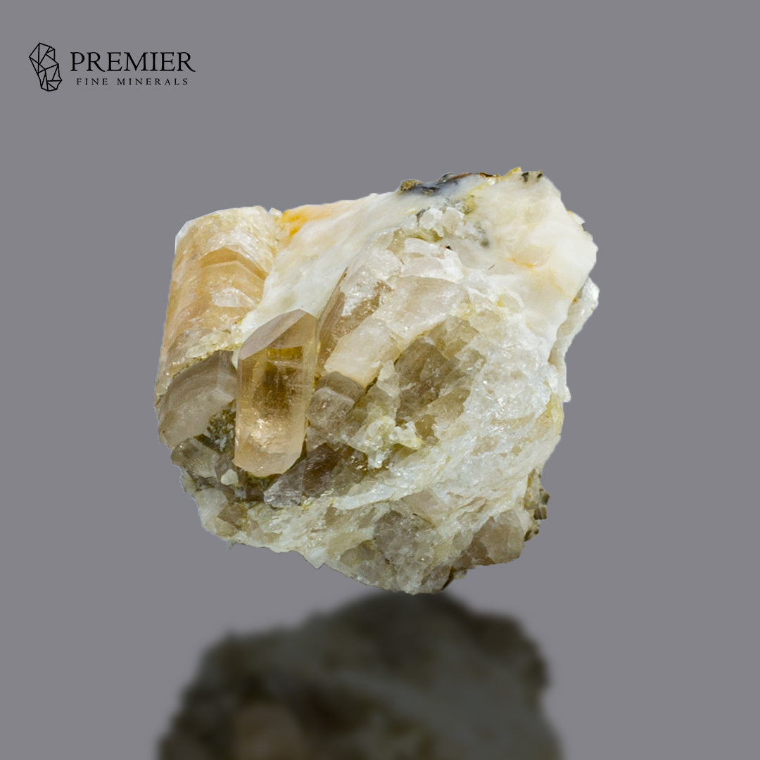 Imperial Topaz Crystal Specimen – Katlang Pakistan