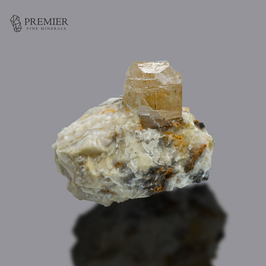 Imperial Topaz, Etched Topaz, Katlang, Pakistan, 65.6g, Mineral Specimen, Matrix Specimen, Natural Crystal, Pink Topaz, Mardan Minerals