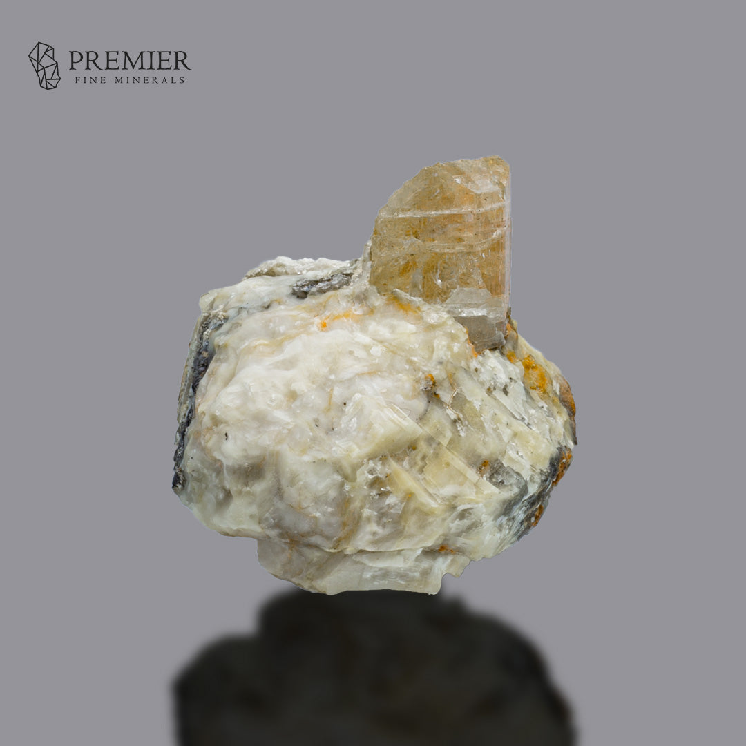 Imperial Topaz, Etched Topaz, Katlang, Pakistan, 65.6g, Mineral Specimen, Matrix Specimen, Natural Crystal, Pink Topaz, Mardan Minerals