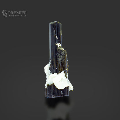 Black Tourmaline Crystal on Feldspar – Pakistan