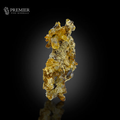 Brookite Crystal on Quartz Cluster - Pakistan