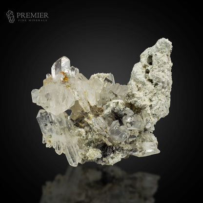 Brookite Crystal with Quartz Matrix - Pakistan