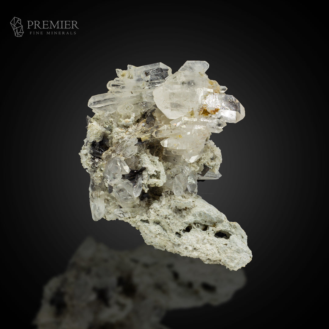 Brookite Crystal with Quartz Matrix - Pakistan