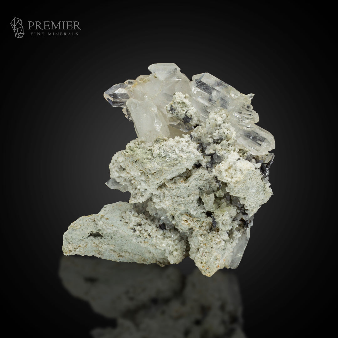Brookite Crystal with Quartz Matrix - Pakistan