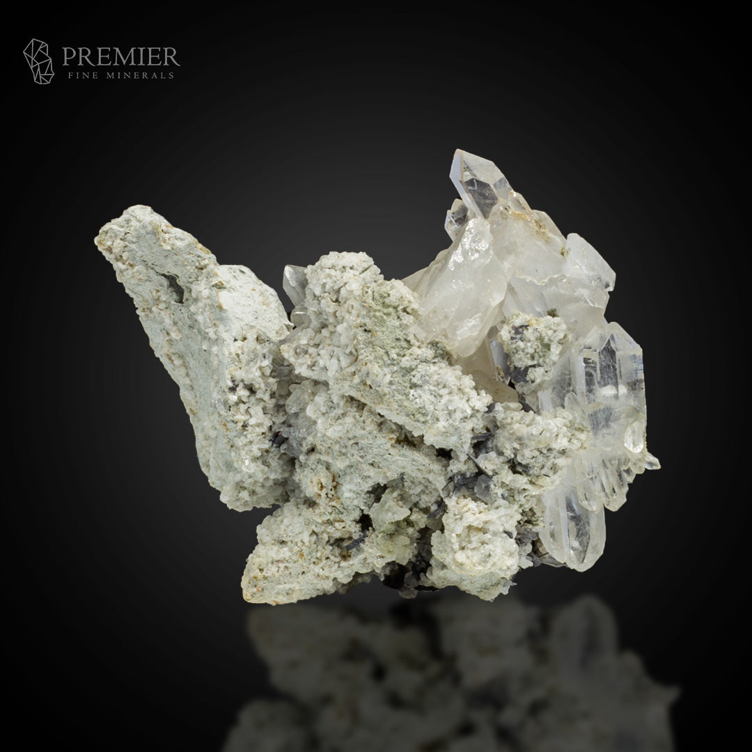 Brookite Crystal with Quartz Matrix - Pakistan