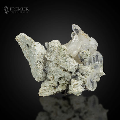 Brookite Crystal with Quartz Matrix - Pakistan