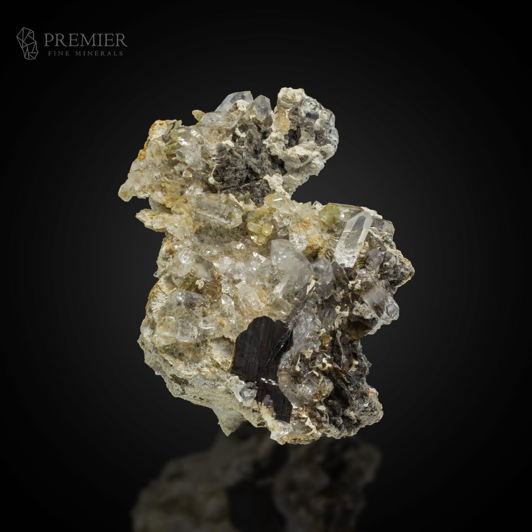 Rare Brookite on Quartz - Pakistan