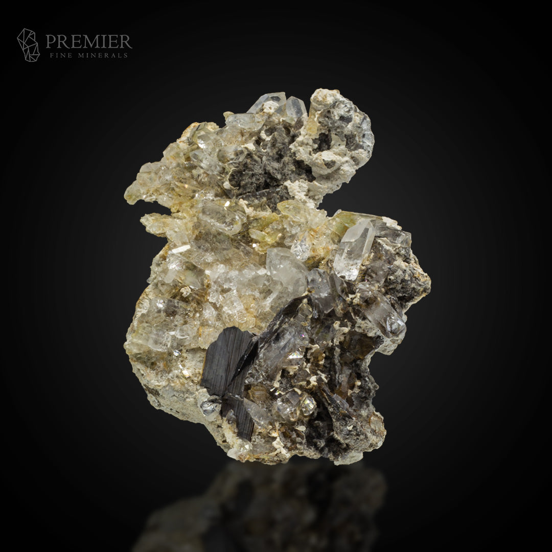 Rare Brookite on Quartz - Pakistan