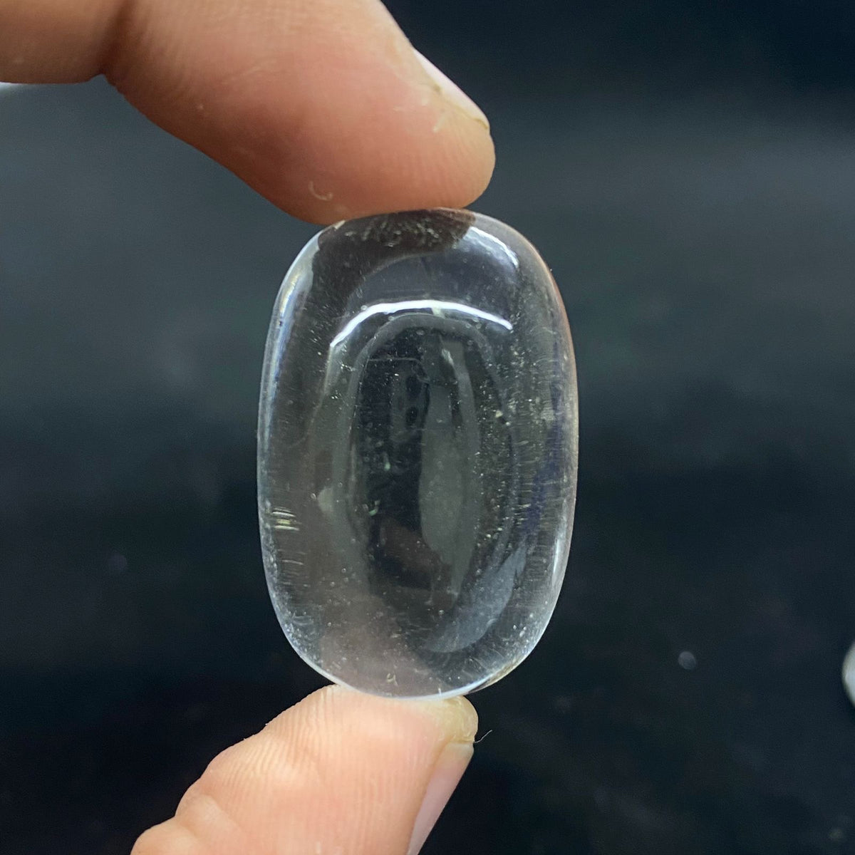 Natural Clear Quartz Polished Cabochon 85 Carats – Handmade from Pakistan