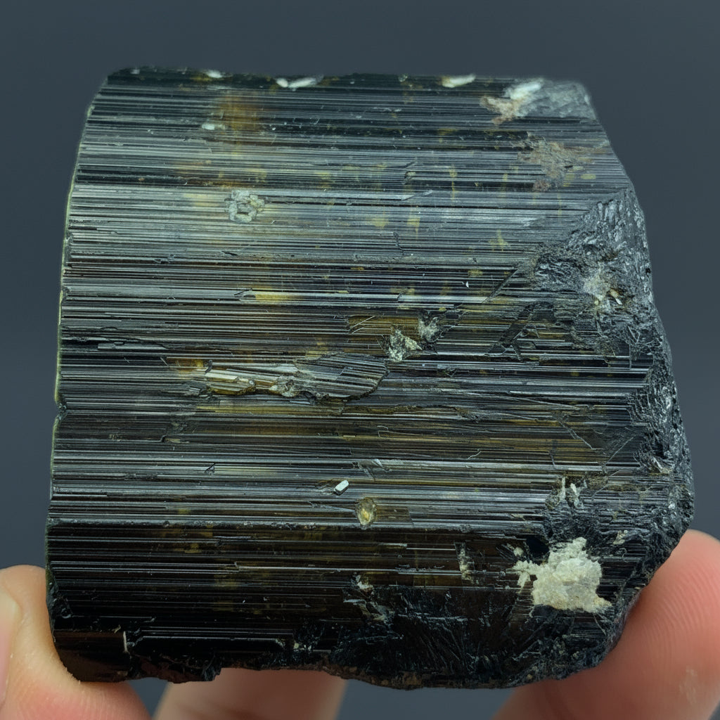 Black Tourmaline, Schorl Crystal, 1800 Carats, Etched Termination, Massive Crystal, Pakistan Mineral, Grounding Stone, Healing Crystal, Collector Specimen, Investment Stone, Tourmaline Crystal, Root Chakra, Crystal Dimensions