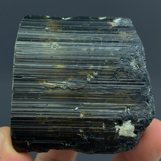 Black Tourmaline, Schorl Crystal, 1800 Carats, Etched Termination, Massive Crystal, Pakistan Mineral, Grounding Stone, Healing Crystal, Collector Specimen, Investment Stone, Tourmaline Crystal, Root Chakra, Crystal Dimensions