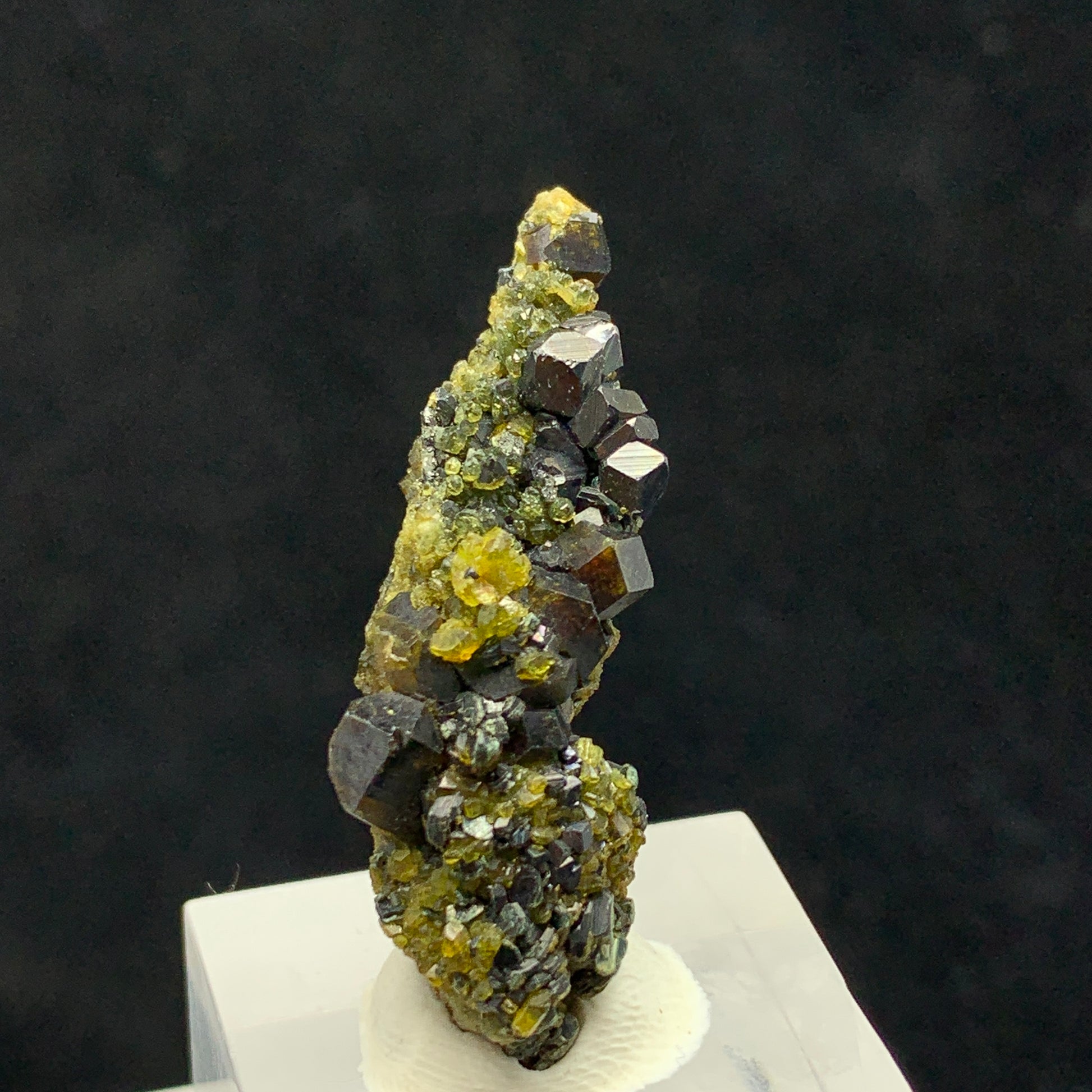 Andradite Garnet, Vesuvianite, Magnetite, 63 Carat, Skardu Pakistan, Mineral Association, Garnet Crystal, Idocrase, Collector Specimen, Pakistan Mineral