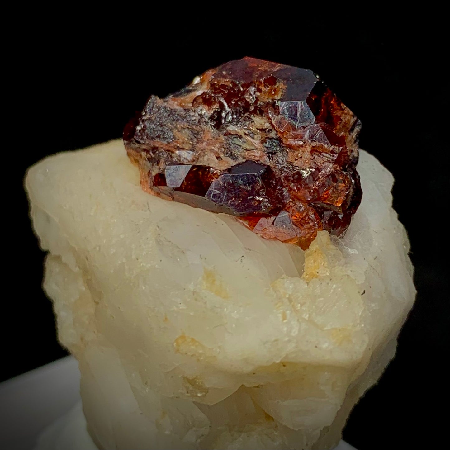 Etched Garnet, Garnet in Matrix, 160 Carats, 32 Grams, Pakistan Mineral, Feldspar, Unique Crystal Habit, Regeneration Stone, Collector Specimen, Miniature Specimen, Crystal Etching, Natural Art, Garnet Crystal