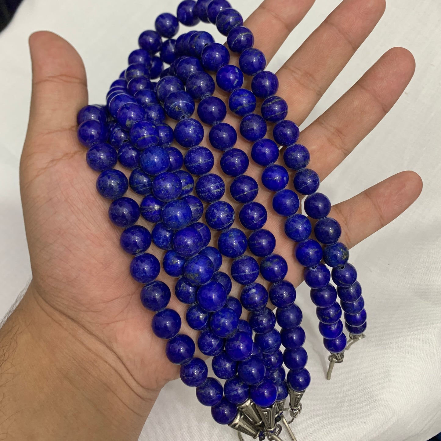 Lapis Lazuli beads, Royal Blue Lapis, AAA Grade, Afghan Lapis, Natural Crystal, Golden Pyrite, Large Lapis, Mineral Specimen, Home Decor Crystal, Lapidary Rough, Carving Stone, Investment Stone, Deep Blue Lapis