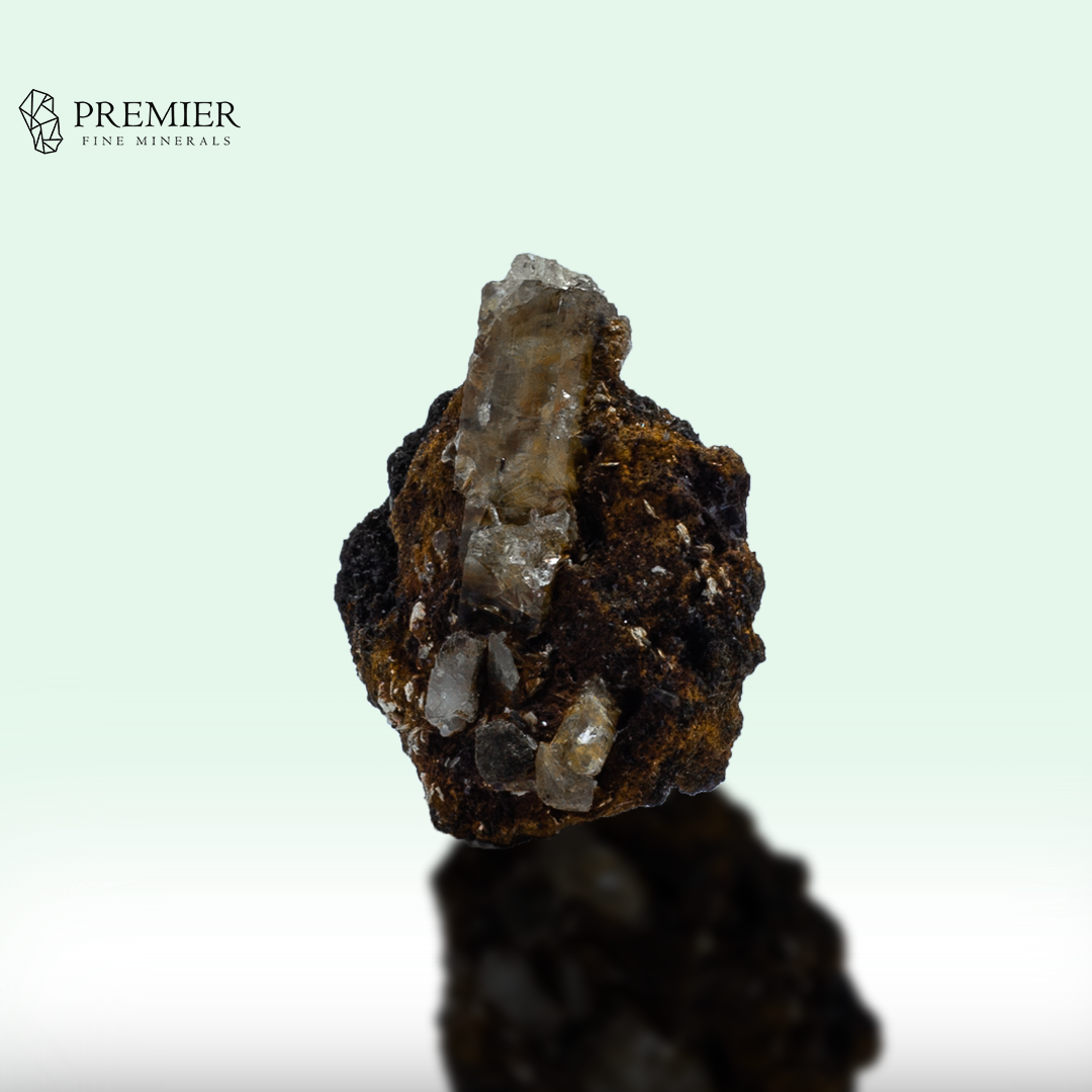 Topaz, Etched Topaz, Topaz on Matrix, Skardu Pakistan, 42ct, Mineral Specimen, Natural Crystal, Himalayan Minerals, Collector Grade, Rare Habit