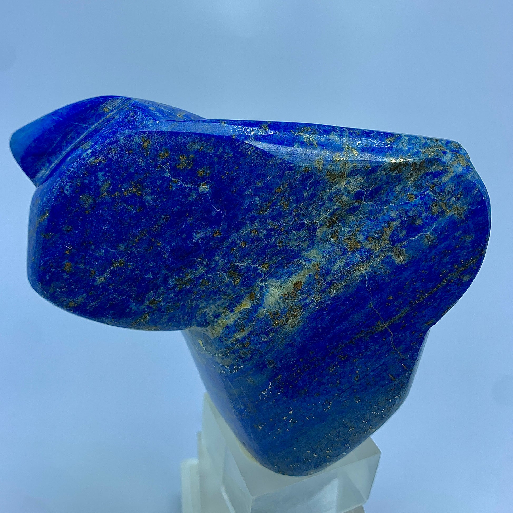 Lapis Lazuli Tumbled, 500g Lapis, Polished Crystal, High Grade, Blue Crystal, Healing Stone, Chakra Decor, Bulk Lapis, Golden Pyrite, Freeform Tumbled