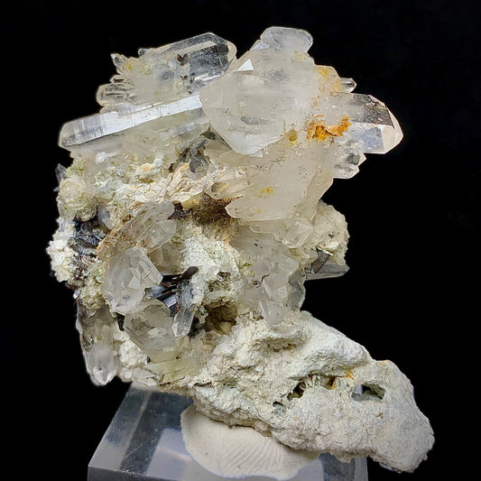 Brookite, Rare Mineral, Quartz, 320 Carats, 64 Grams, Pakistan Mineral, , Polymorph, Collector Specimen, Miniature Specimen, Tabular Crystal, Brookite on Quartz, High Luster