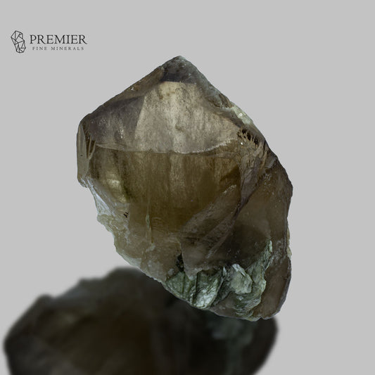 Smoky Quartz Terminated Crystal with Muscovite Mica – Pakistan