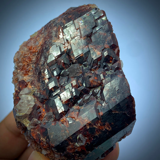 Rhodolite Garnet, Garnet Cluster, 1077 Carat, Quartz Matrix, January Birthstone, Collector Grade, Raw Garnet, Red Crystal, Raspberry Garnet, Birthstone Gift