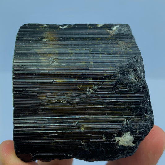 Black Tourmaline, Schorl Crystal, 1800 Carats, Etched Termination, Massive Crystal, Pakistan Mineral, Grounding Stone, Healing Crystal, Collector Specimen, Investment Stone, Tourmaline Crystal, Root Chakra, Crystal Dimensions