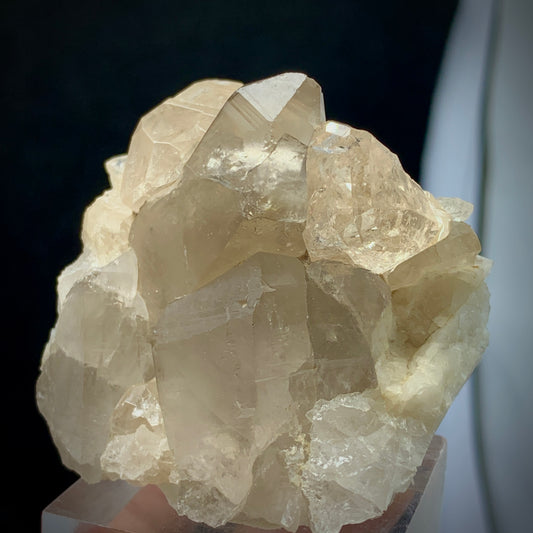topaz Crystal, Smoky Quartz, 733 Carats, Quartz Cluster, Skardu Pakistan, Pegmatite Mineral, Topaz on Matrix, Collector Specimen, Aesthetic Cluster, Investment Stone, Grounding Stone, Crystal Dimensions, Natural Specimen