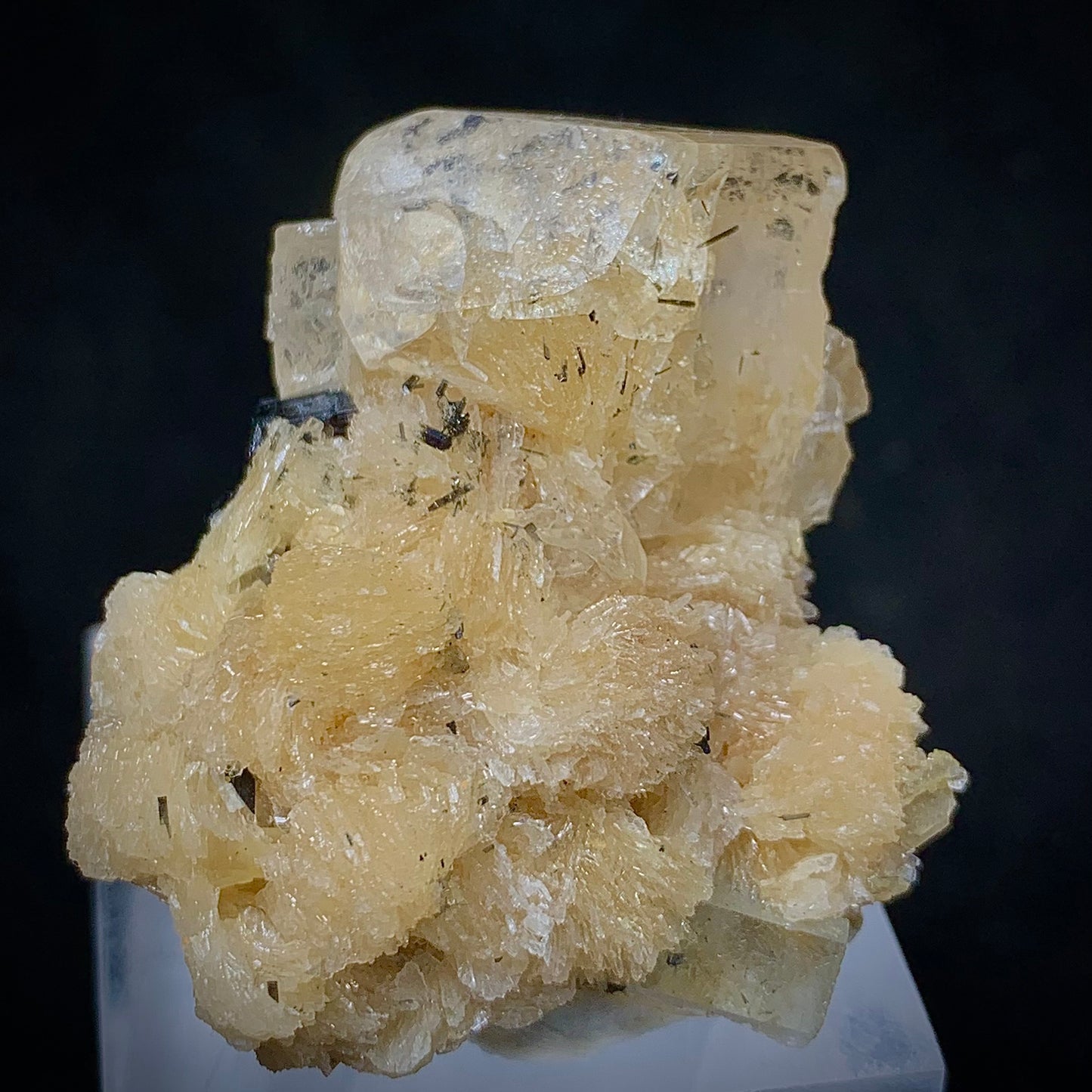 Topaz, Aquamarine, Albite, 220 Carats, 44 Grams, Skardu Pakistan, Himalayan Mineral, Triple Association, Gem Crystal, Collector Specimen, Miniature Specimen, Beryl, Topaz on Matrix