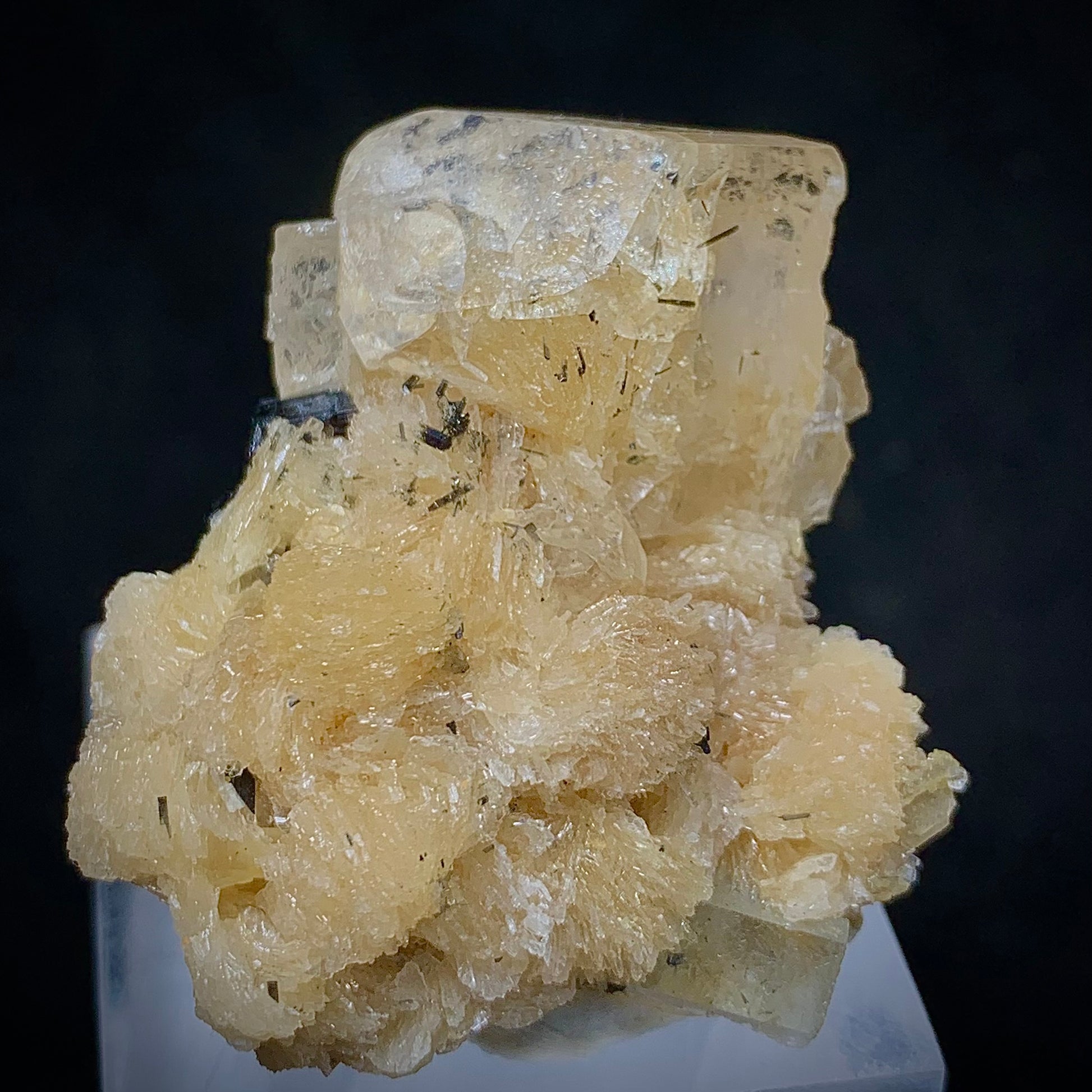 Topaz, Aquamarine, Albite, 220 Carats, 44 Grams, Skardu Pakistan, Himalayan Mineral, Triple Association, Gem Crystal, Collector Specimen, Miniature Specimen, Beryl, Topaz on Matrix