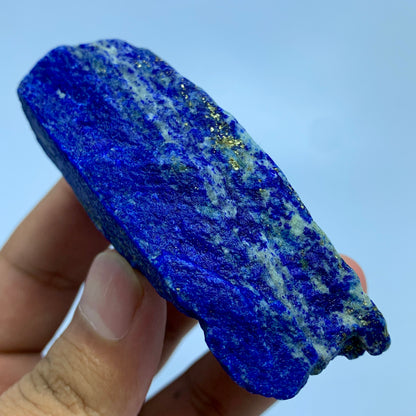 Lapis Lazuli Raw, Royal Blue Lapis, AAA Grade, Afghan Lapis, Natural Crystal, Golden Pyrite, Large Lapis, Mineral Specimen, Home Decor Crystal, Lapidary Rough, Carving Stone, Investment Stone, Deep Blue Lapis