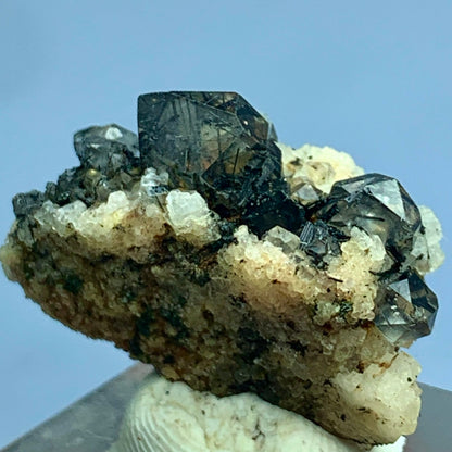 Black Rutile, Rutile Cluster, 55 Carat, Terminated Crystal, Rutile on Matrix, Rare Mineral, Black Crystal, Titanium Dioxide, Collector Specimen, Rutile Schorl