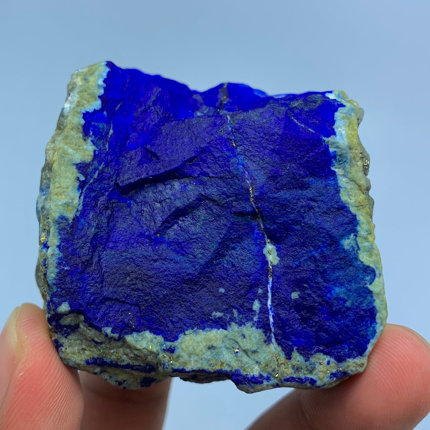 Lapis Lazuli Rough, 740 Carat, AAA Grade, Mine 4 Lapis, Royal Blue, Afghanistan Gemstone, Raw Lapis, Golden Pyrite, Carving Rough, Collector Specimen