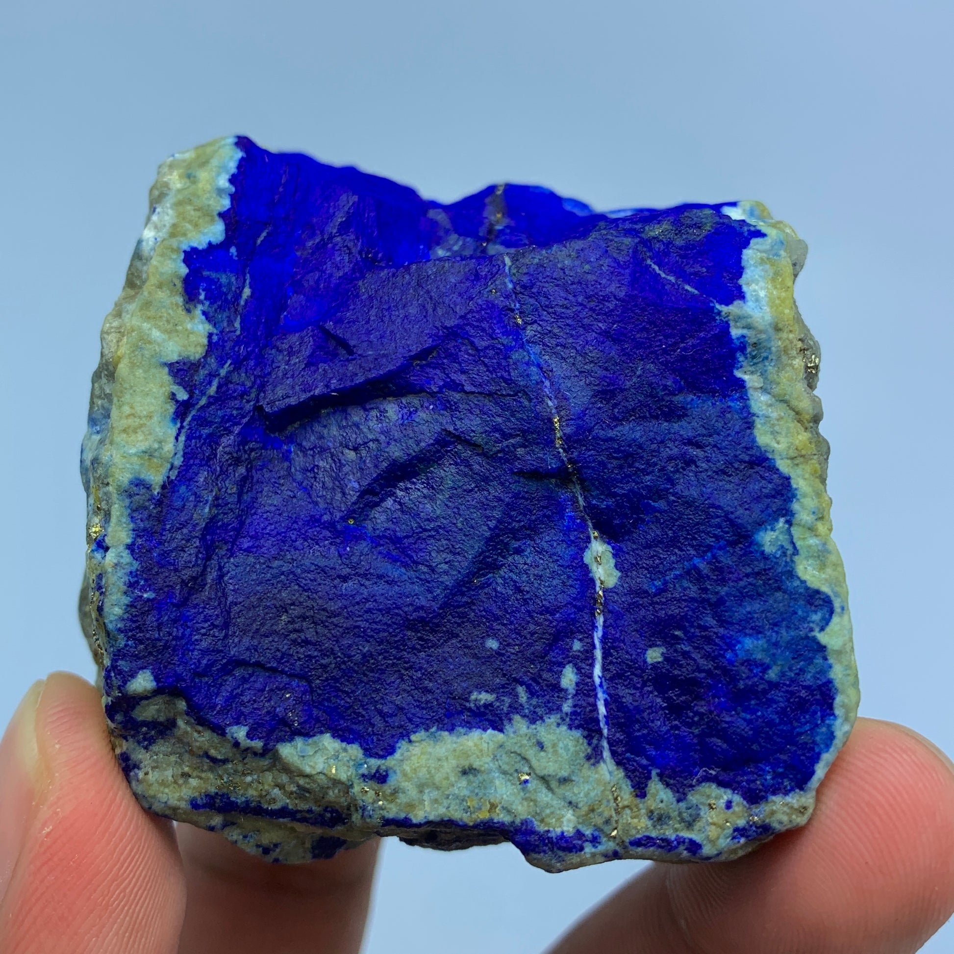 Lapis Lazuli Rough, 740 Carat, AAA Grade, Mine 4 Lapis, Royal Blue, Afghanistan Gemstone, Raw Lapis, Golden Pyrite, Carving Rough, Collector Specimen