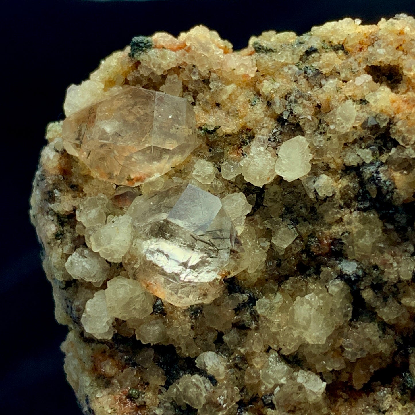 Rutilated Quartz, Zagi Mountain, Gold Rutile, Copper Rutile, Lepidolite Mica, 136g Mineral, Pakistan Specimen, Quartz Cluster, Rare Rutile, Collector Grade, Zagi Crystal