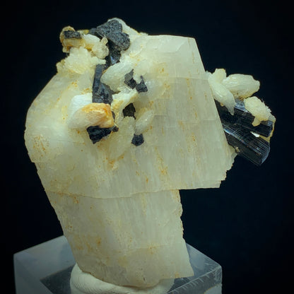 Fluorite Crystal, Schorl, Black Tourmaline, Feldspar Matrix, 605 Carat, Skardu Pakistan, Large Specimen, Collector Grade, Investment Mineral, Aesthetic Cluster