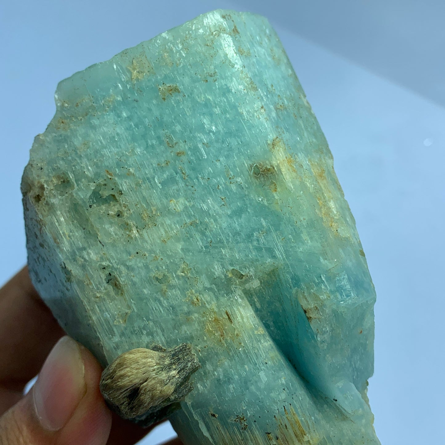 Aquamarine Blue Beryl From Afghanistan