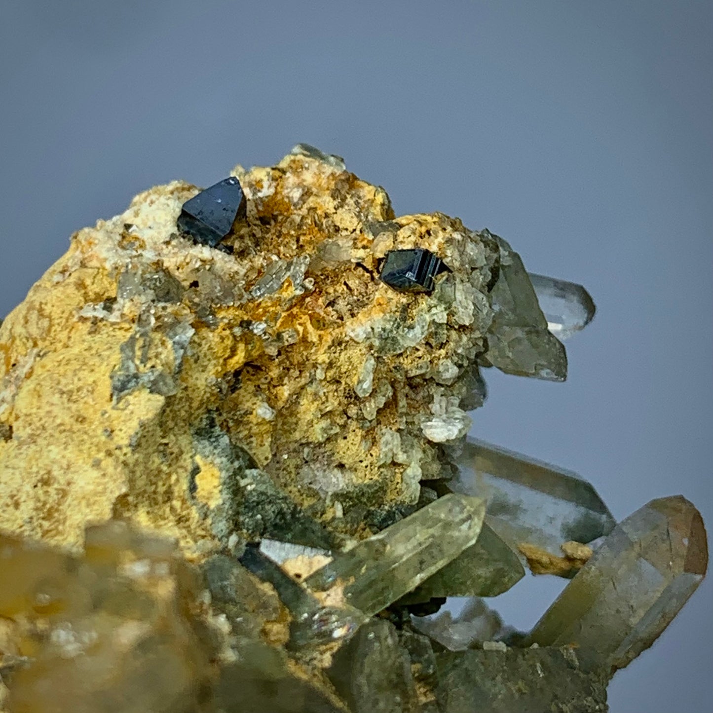 Anatase Crystal, Rare Mineral, Chlorite Quartz, Pakistan Mineral, Balochistan, Collector Specimen, Aesthetic Cluster, Chlorite Inclusion, High Luster, Anatase Specimen