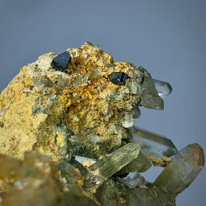 Anatase Crystal, Rare Mineral, Chlorite Quartz, Pakistan Mineral, Balochistan, Collector Specimen, Aesthetic Cluster, Chlorite Inclusion, High Luster, Anatase Specimen