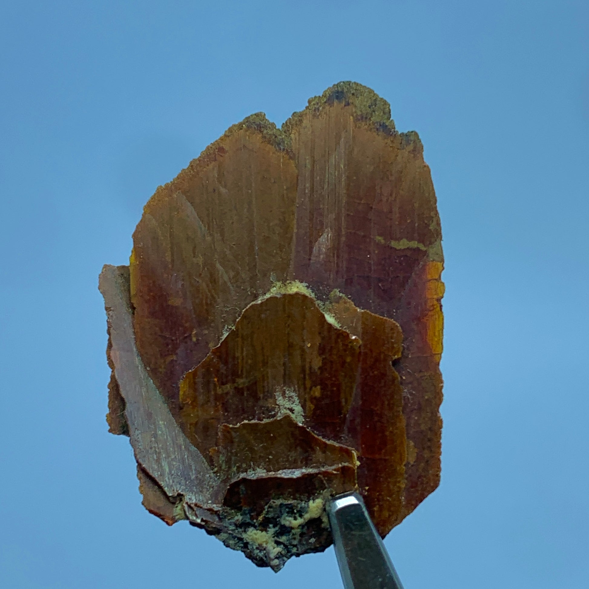 Brookite Crystal, Rare Mineral, 18 Carats, Red Brookite, Titanium Dioxide, Crystal Specimen, Miniature Specimen, Brookite Stone, High Energy, Collector Gem