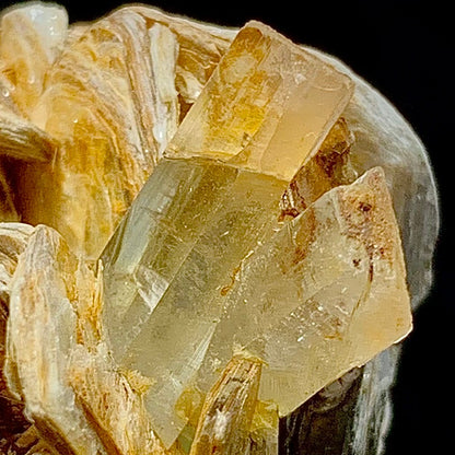 Aquamarine, Muscovite, Beryl, 165 Carats, 33 Grams, Pakistan Mineral, Throat Chakra, Aesthetic Specimen, Pegmatite Mineral, Collector Cluster, Blue Crystal, Mica, Aquamarine on Muscovite