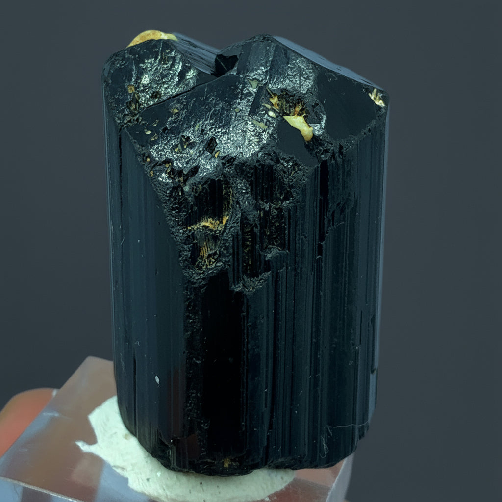 Black Tourmaline, Schorl Crystal, 306 Carats, Skardu Pakistan, Grounding Stone, Protection Stone, Root Chakra, Collector Specimen, Single Crystal, Pakistan Mineral, Crystal Dimensions, Investment Stone, Tourmaline Crystal