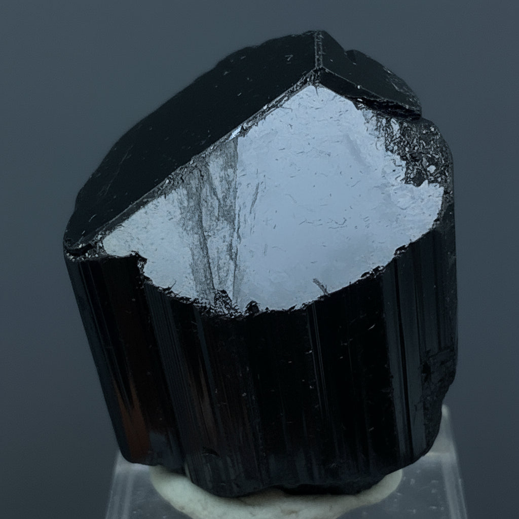 Black Tourmaline, Schorl Crystal, 370 Carats, Albite Matrix, Pakistan Mineral, Grounding Stone, Root Chakra, Collector Specimen, Aesthetic Cluster, Protection Stone, Feldspar, Crystal Dimensions, Mineral Association